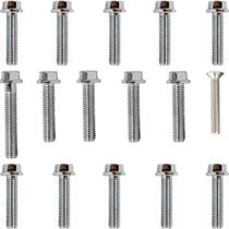 Kit parafusos cromados tampa motor lateral esquerda+direita CG125 Bolinha 1977 a 1988 ML125 1977 a 1984 Kit parafusos cromados tampa motor lateral esquerda+direita CG125 Bolinha 1977 a 1988 ML125 1977 a 1984