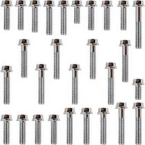 Kit parafusos cromados tampa motor lateral esquerda+direita NX4 NX400 Falcon 1999 a 2015 Kit parafusos cromados tampa motor lateral esquerda+direita NX4 NX400 Falcon 1999 a 2015