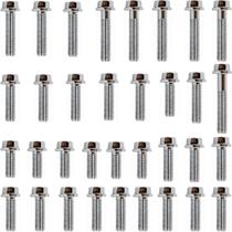 Kit parafusos cromados tampa motor lateral esquerda+direita YS250 FZ250 Fazer 2006 em diante XTZ250 Lander Tenere 2007/