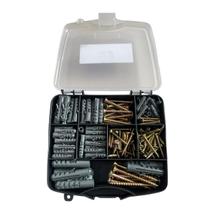 Kit Parafusos Diversos Tamanhos com Buchas 244 Peças