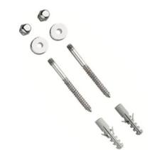 Kit Parafusos em Inox Não Enferruja para Vaso Sanitário e Lavatório C/02 unidades Bucha 12 Kit Parafusos em Inox Não Enferruja para Vaso Sanitário e Lavatório C/02 unidades Bucha 12