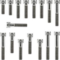 Kit parafusos inox tampa motor lateral esquerda+direita Biz100 2013 a 2015 / C100 Nova Honda Kit parafusos inox tampa motor lateral esquerda+direita Biz100 2013 a 2015 / C100 Nova Honda