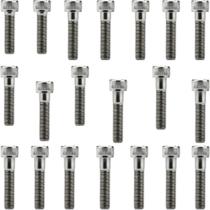 Kit parafusos inox tampa motor lateral esquerda+direita Biz110I Pop110I 2016 em diante Biz110 Pop110 Honda