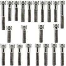 Kit parafusos inox tampa motor lateral esquerda+direita NXR125 Bros 2003 a 2005