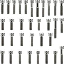 Kit parafusos inox tampa motor lateral esquerda+direita YS250 FZ250 Fazer XTZ250 Lander Tenere 2006 em diante