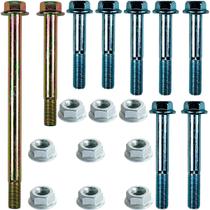 Kit parafusos suporte motor NX200 1993 a 2001 Fixação motor Chassi