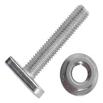 Kit Parafusos T Cabeça De Martelo C/ Porca M10x30 Mm 100un Kit Parafusos T Cabeça De Martelo C/ Porca M10x30 Mm 100un