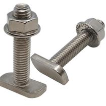 Kit Parafusos T Cabeça De Martelo C/ Porca M8x30 Mm 100un Kit Parafusos T Cabeça De Martelo C/ Porca M8x30 Mm 100un