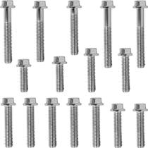 Kit parafusos zincados tampa motor lateral esquerda+direita Biz100 2013 a 2015 / C100 Nova