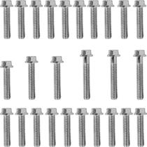 Kit parafusos zincados tampa motor lateral esquerda+direita CB500 1997 a 2005 CB500 Antiga