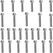 Kit parafusos zincados tampa motor lateral esquerda+direita XLX250R 1984 a 1992