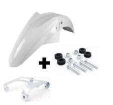 KIT Paralama Cg 125 150 160 Titan Fan Start 2014 A 2023 Branco - EMPIRE