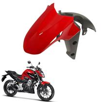 Kit paralama dianteiro completo cb300f twister vermelho 2023 2024 Kit paralama dianteiro completo cb300f twister vermelho 2023 2024