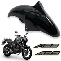 Kit paralama dianteiro preto brilho fz25 fazer 250 2018 2019 2020 2021 2022 2023 2024 2025