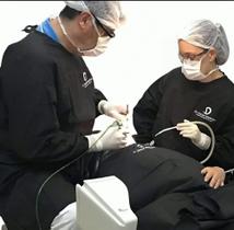 Kit Paramentação Cirurgia Odontologica Preto Tecido Brim leve Sem Personalização de logomarca