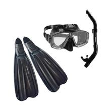 Kit Paraty Speed, Máscara Snorkel Nadadeira Para Mergulho