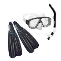 Kit Paraty Speed, Máscara Snorkel Nadadeira Para Mergulho