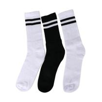Kit pares de meias em algodão masculina cano alto nova era 3110 Kit pares de meias em algodão masculina cano alto nova era 3110