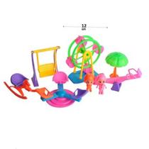 KIT Parque de Diversões Para Bonecas 07 Peças - 48007