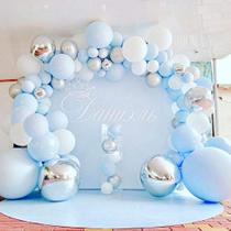 Kit Party Balloon Arch Garland, 141 unidades de bolsa de látex Blue Sea Kit Party Balloon Arch Garland, 141 unidades de bolsa de látex Blue Sea