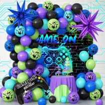 Kit Party Balloon Garland Arch 120 unidades Cartoon Gaming Night
