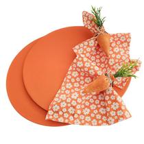 Kit Páscoa 4 Lugares Capa Sousplat Base Guardanapo Anel PG