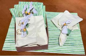 Kit Páscoa 6 Lugares em Linho