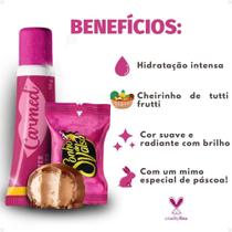 Kit Páscoa Carmed Glitter 3 em 1: Hidratante Labial e Mimo