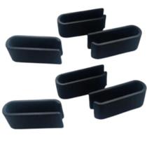 Kit Passa fio organizador de cabos baixo mesa adesivo 100un