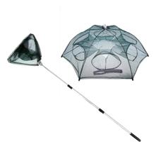Kit Passaguá De Pesca Alumínio Para Peixe Cabo Dobrável Grande Retrátil Armadilha Isca Viva Lambari 6 Furos