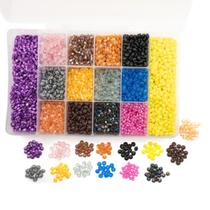 Kit Passante Pitanga 6mm 1400pçs Miçangas Cores + Caixa Divisória Bijuteria Kit Passante Pitanga 6mm 1400pçs Miçangas Cores + Caixa Divisória Bijuteria