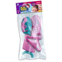 Kit Passar Roupa Infantil Tabua + Ferro Infantil + Cabide Brinquedo de Menina