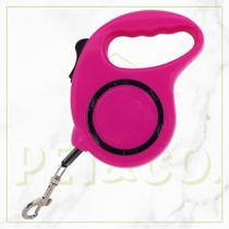 Kit Passeio Pet com Guia Retrátil 5 Metros Cata Caca e Garrafa Bebedouro Portátil