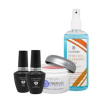 Kit Passo 1 e 2 Gel T3 Fibergel Star Nail Sany Spray 236ml Cuccio Kit Passo 1 e 2 Gel T3 Fibergel Star Nail Sany Spray 236ml Cuccio