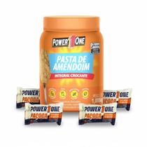 Kit pasta amendoim crocante sem açucar 1kg com 4 paçoca zero