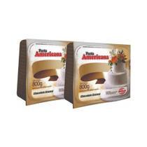 Kit pasta americana chocolate branco 800g com 2 unidades - arcolor