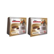 Kit pasta americana tradicional + chocolate branco 800g cada - arcolor