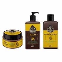 Kit Pasta Balm E Shampoo Para Barba Lemon Bone Don Alcides