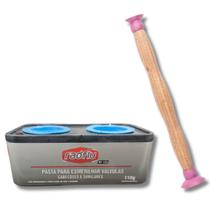 Kit Pasta + Chupeta Ventosa Para Esmerilhar Válvulas Motor