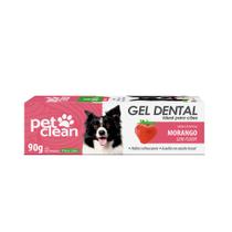Kit Pasta de Dente para Cães e Gatos - Gel Dental Cães e Gatos 90g + Dedeira Plástica - Pet Clean