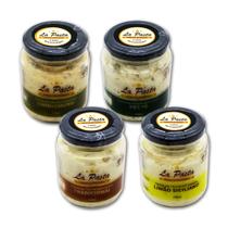 Kit pasta de truta 240ml tradicional pesto chimichurri limão