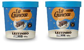 Kit Pastas de Amendoim La Ganexa Leitinho 2X Unidades de 450g - Com Whey Protein