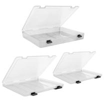 Kit Pastas PP Rígido 1 Ofício e 2 A4 Transparente Inject