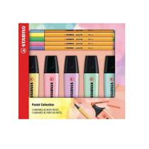 Kit Pastel Collection 5 Boss+5 Point 88 Stabilo 55.3400