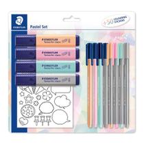 Kit Pastel Set Staedtler com 12 Peças 61 SKB1 PA Kit Pastel Set Staedtler com 12 Peças 61 SKB1 PA