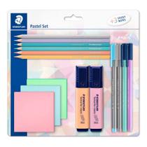 Kit Pastel Set Staedtler com 15 Peças 61 SKB2 PA Kit Pastel Set Staedtler com 15 Peças 61 SKB2 PA