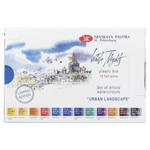 Kit Pastilha Aquarela Nevskaya White Nights Urban Landscape 12 Unidades Kit Pastilha Aquarela Nevskaya White Nights Urban Landscape 12 Unidades