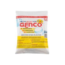 KIT PASTILHA DE CLORO MULTIPLA AÇÃO 3 EM 1 T-200 200g- GENCO KIT PASTILHA DE CLORO MULTIPLA AÇÃO 3 EM 1 T-200 200g- GENCO