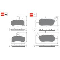 Kit pastilha de freio completo harley davidson softail