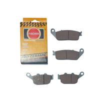 Kit Pastilha de Freio Dianteira e traseira Cb500f Cb500x Cb500r Fischer Cerâmica